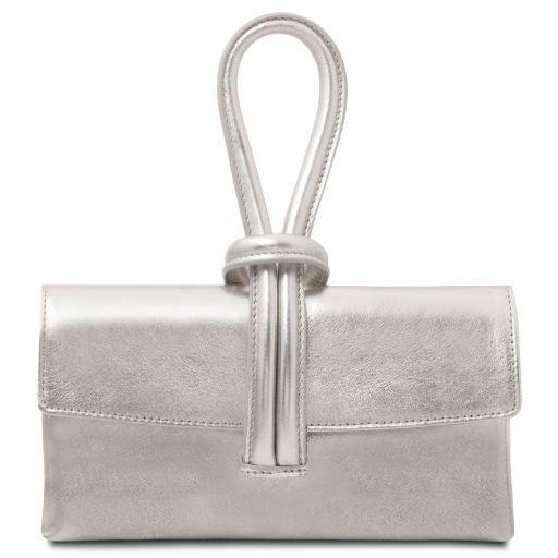 TL Bag - Metallic leather clutch