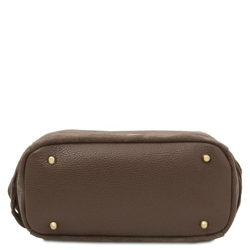 Nomade - Suede leather fringe shoulder bag