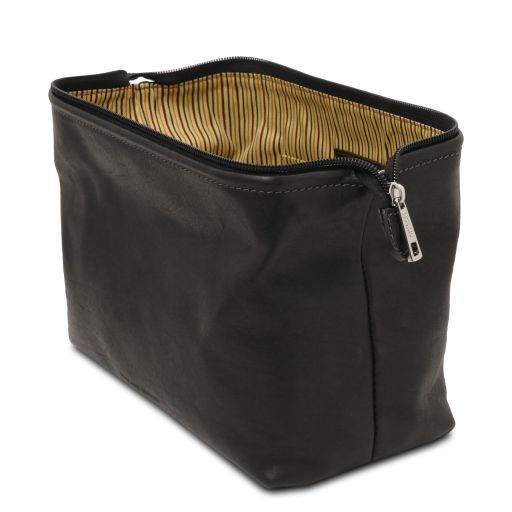 Smarty - Trousse de toilette en cuir - Grand modèle