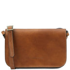 Carmen - Leather shoulder bag with flap