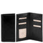 Exclusive vertical 2 fold leather wallet