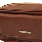 Ivan - Leather handy wrist bag for men