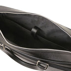 Torino - Cartable porte ordinateur en cuir Saffiano