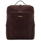 Bangkok - Leather laptop backpack - Large size