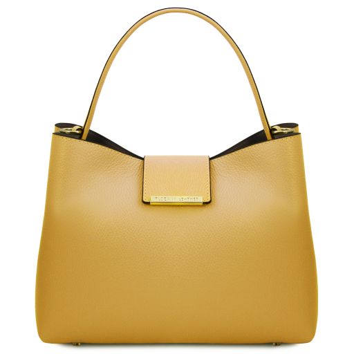 Clio - Leather secchiello bag