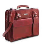Venezia - Leather briefcase 2 compartments