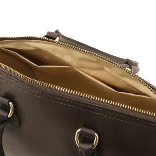 Layla - Leather duffle bag