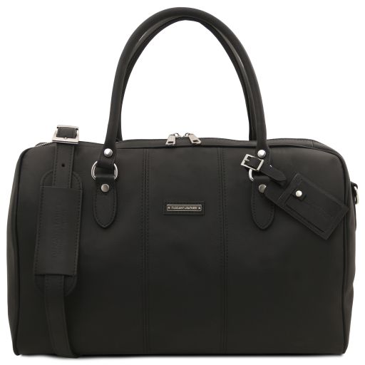 Lisbona - Travel leather duffle bag - Small size