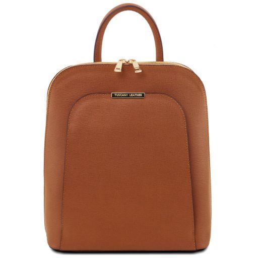 TL Bag - Saffiano leather backpack for women