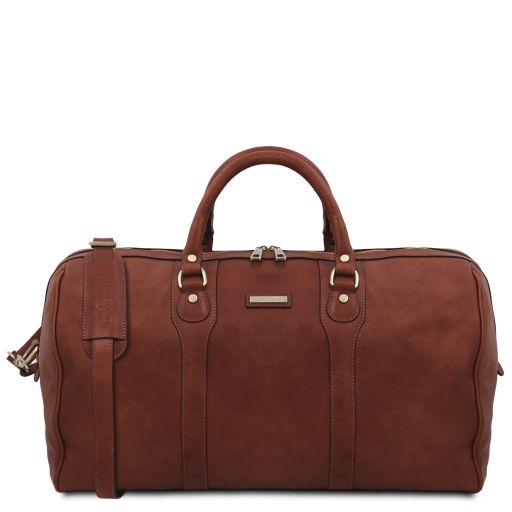 Oslo - Leather travel duffle bag - Weekender bag Main image
