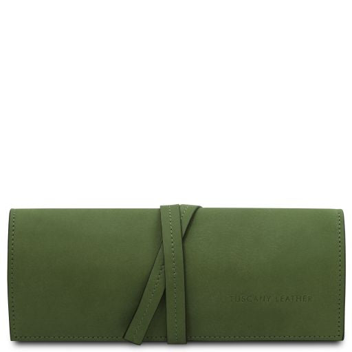 VELORIA – Italian Leather Jewellery Roll