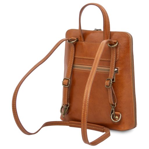 Paris - Small leather backpack for women
