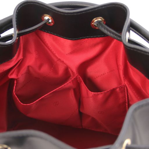 Vittoria - Sac seau pour femme en cuir