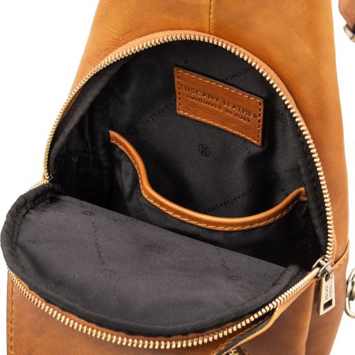 Kevin - Leather crossover bag
