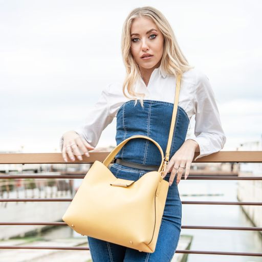 Clio - Sac secchiello en cuir