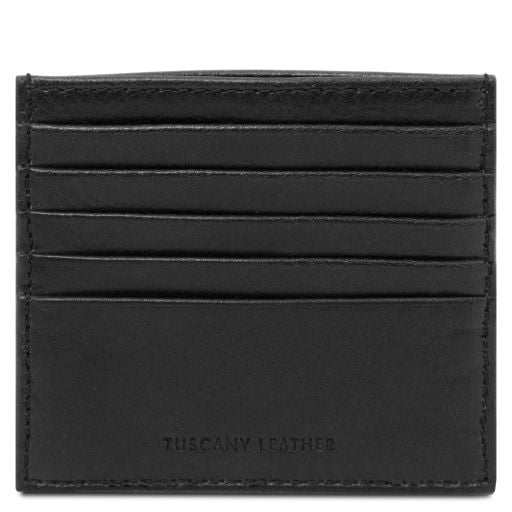 Porte-cartes de crédit en cuir Main image