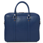 Prato - Elégante serviette pour portable en cuir Saffiano
