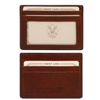 Exclusive leather credit/business card holder