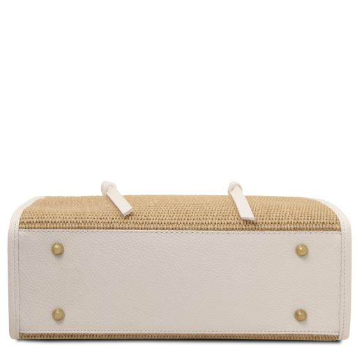 Frame - Sac à bandoulière en raphia