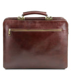 Venezia - Leather briefcase 2 compartments