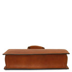 Palermo - Leather briefcase 3 compartments for women