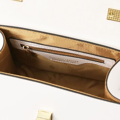 Julia - Italian Leather Handbag – Compact Structure with Architectural Precision