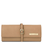 Trousse à bijoux en cuir souple
