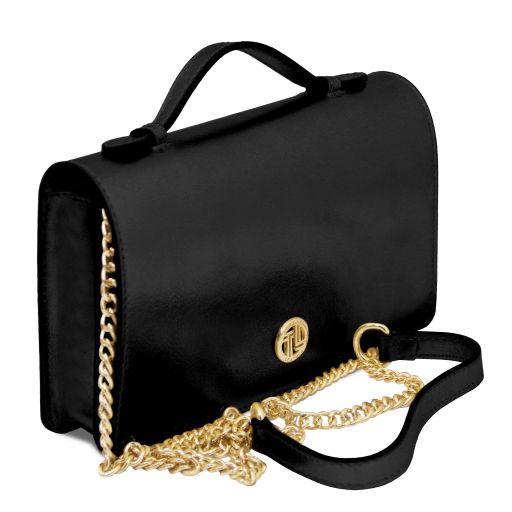 Opera - Metallic leather with chain strap
