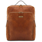 Bangkok - Leather laptop backpack - Large size