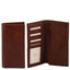 Exclusive vertical 2 fold leather wallet for men