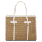 Frame - Sac à bandoulière en raphia