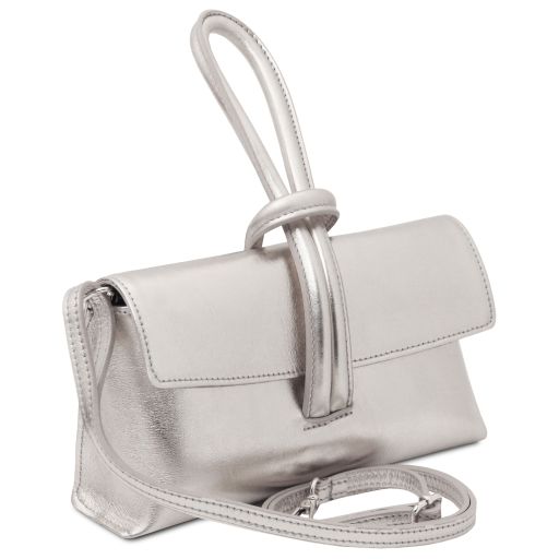 TL Bag - Metallic leather clutch