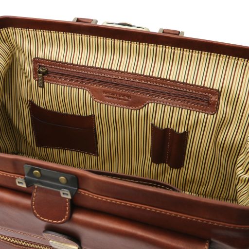 Giotto - Exclusive double-bottom leather doctor bag