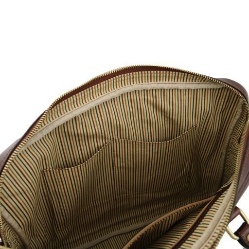 Prato - Elégante serviette pour portable en cuir