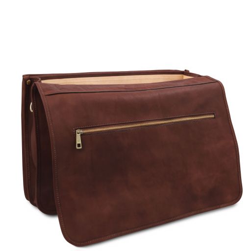 Ancona - Leather messenger bag