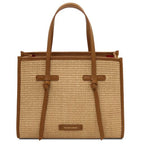 Frame - Sac à bandoulière en raphia