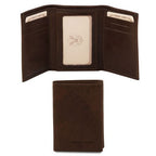 Exclusif portefeuille en cuir 3 volets