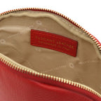 Vera - Trousse de toilette en cuir souple