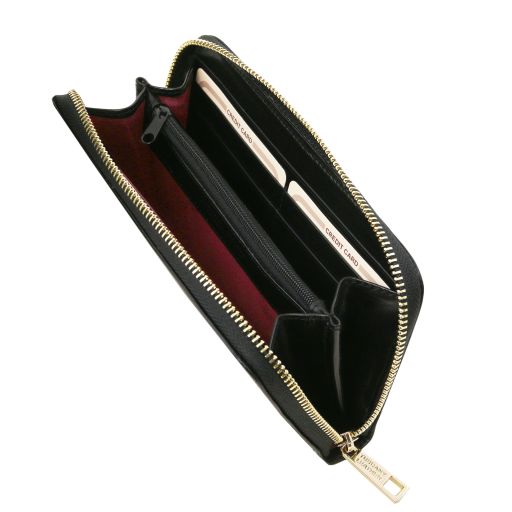 Exclusive zip around leather wallet