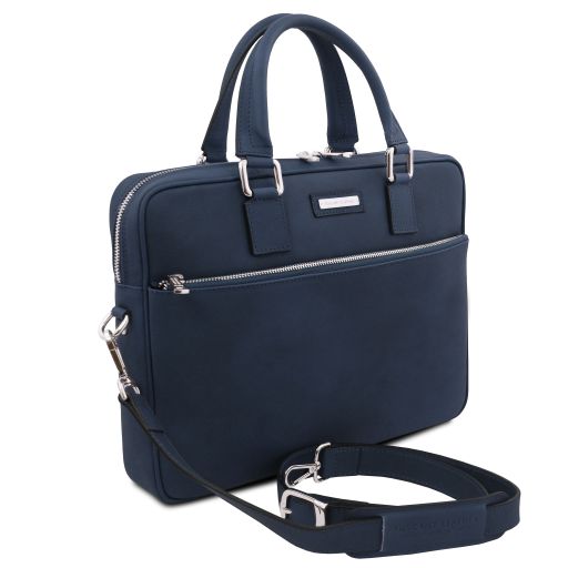 FERRARA – Italian Leather Laptop Briefcase