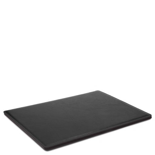 Sous-main de bureau en cuir avec compartiment intérieur