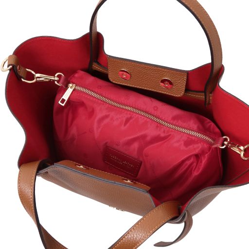 Legame - Sac shopping en cuir - Grand modèle