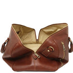 TL Voyager - Travel leather duffle bag - Large size