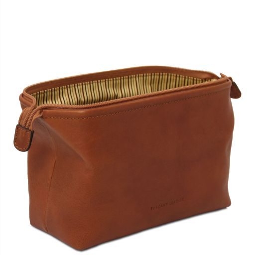 Smarty - Leather toiletry bag - Small size