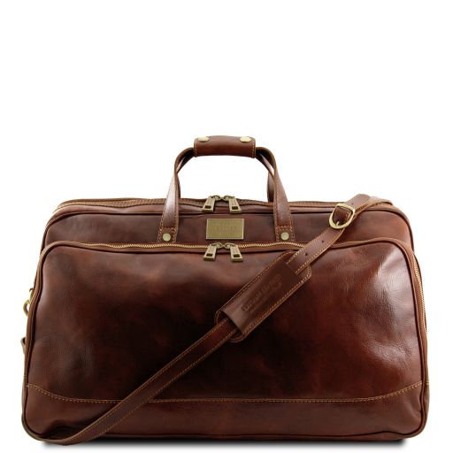 Bora Bora - Sac à roulettes en cuir - Petit modèle Main image