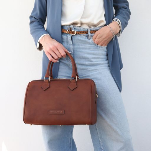 BARRIQUE — Leather Duffle Bag