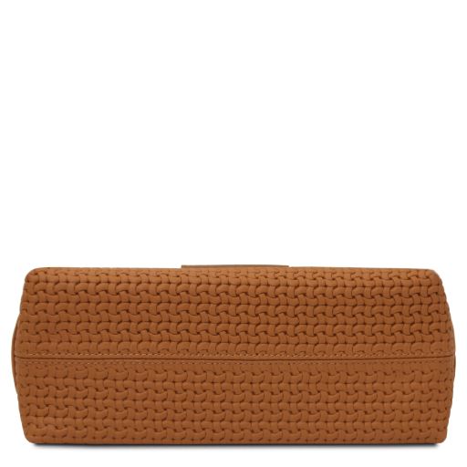 DEDALO — Woven Leather Crossbody Bag