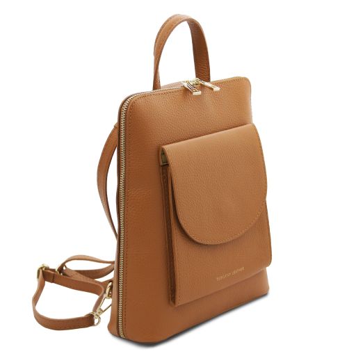 TL Bag - Petite sac à dos en cuir pour femme