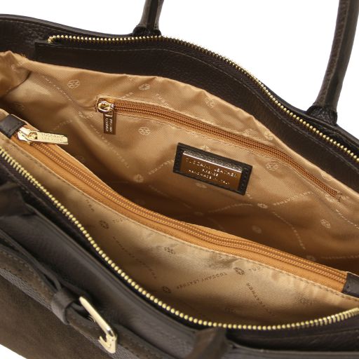 Tenace - Suede leather handbag