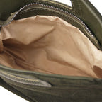 Nomade - Suede leather fringe clutch